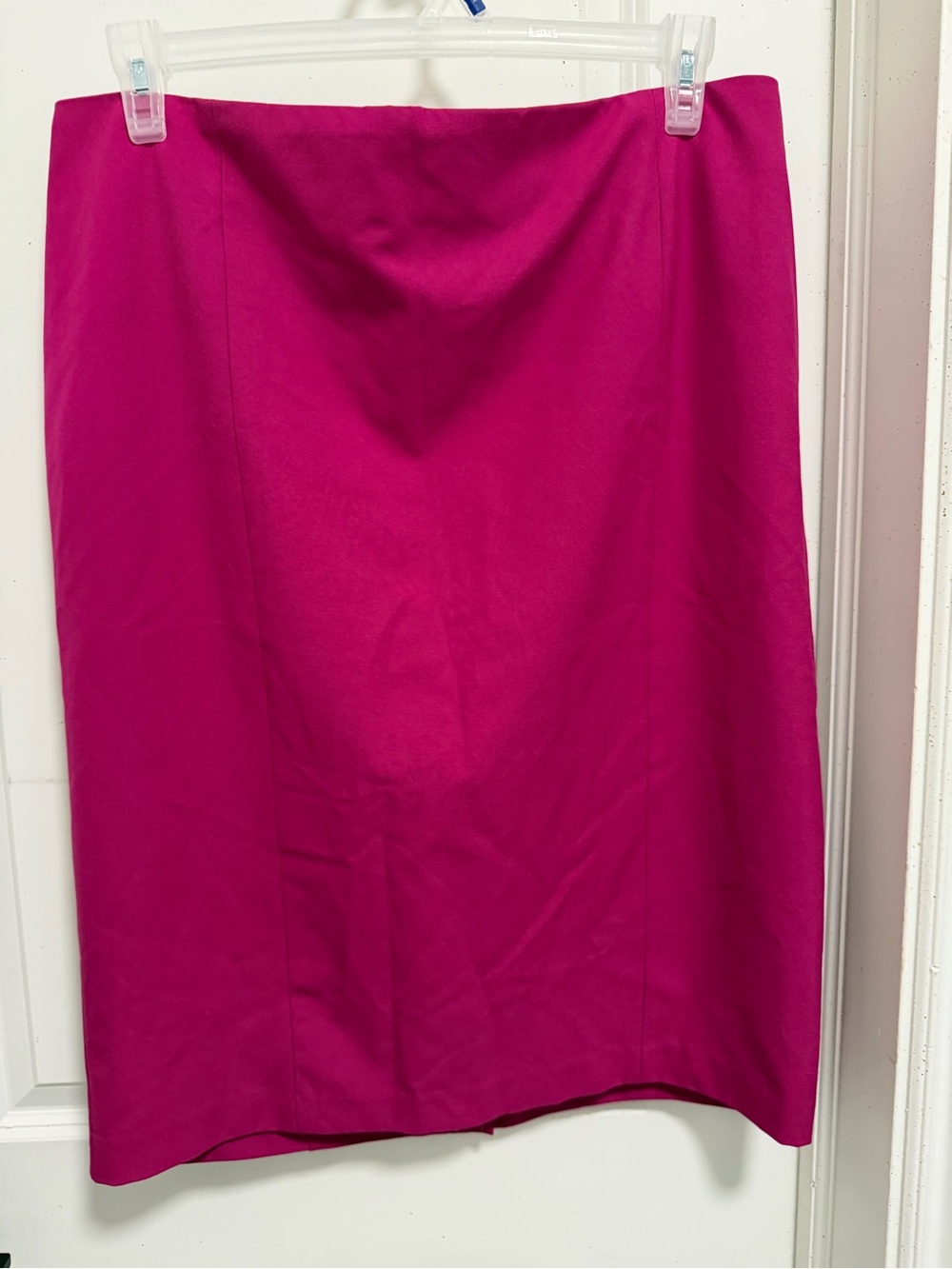 Ann Taylor Bright Fuchsia Pencil Skirt